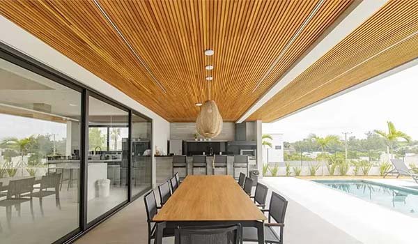 forro ripado de madeira