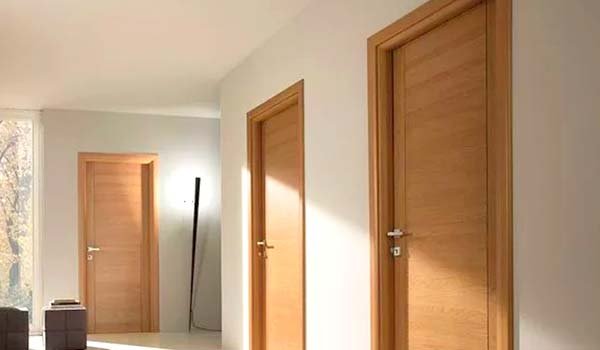 porta laminada de madeira